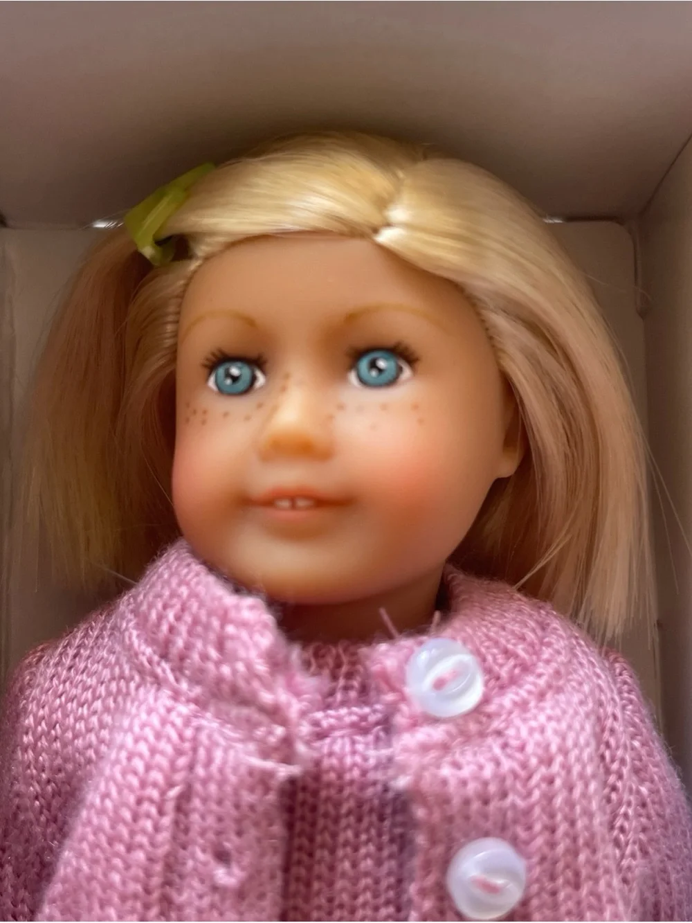 American Girl Mini Doll Collection Kit Kittredge With Box & Book 6.5